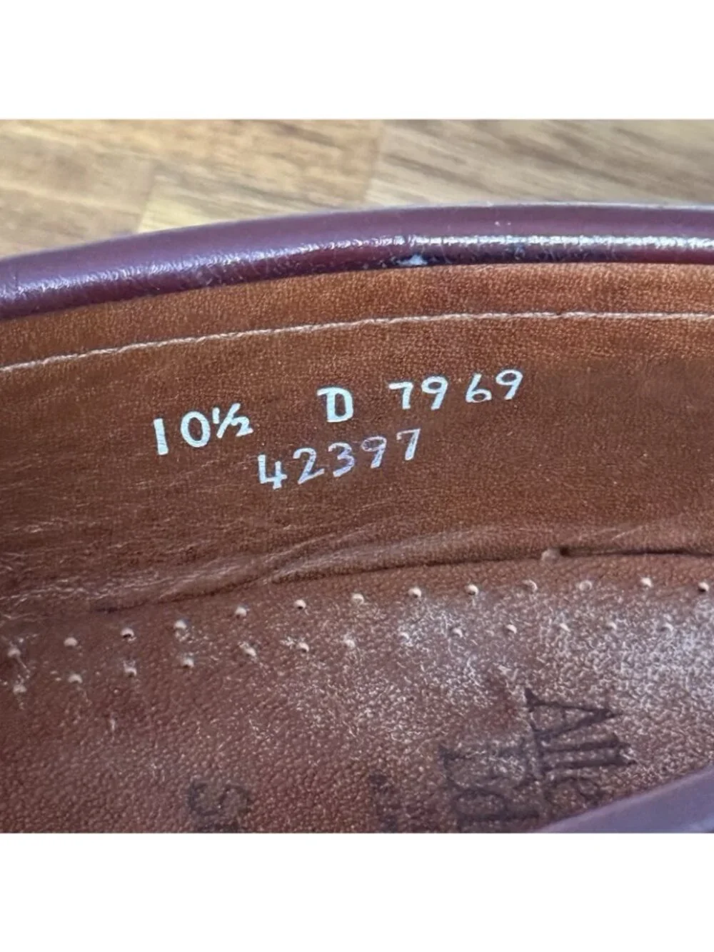 Allen Edmonds Stowe Tassel Loafer Size 10.5 D Brown Genuine Leather Made In‎ USA
